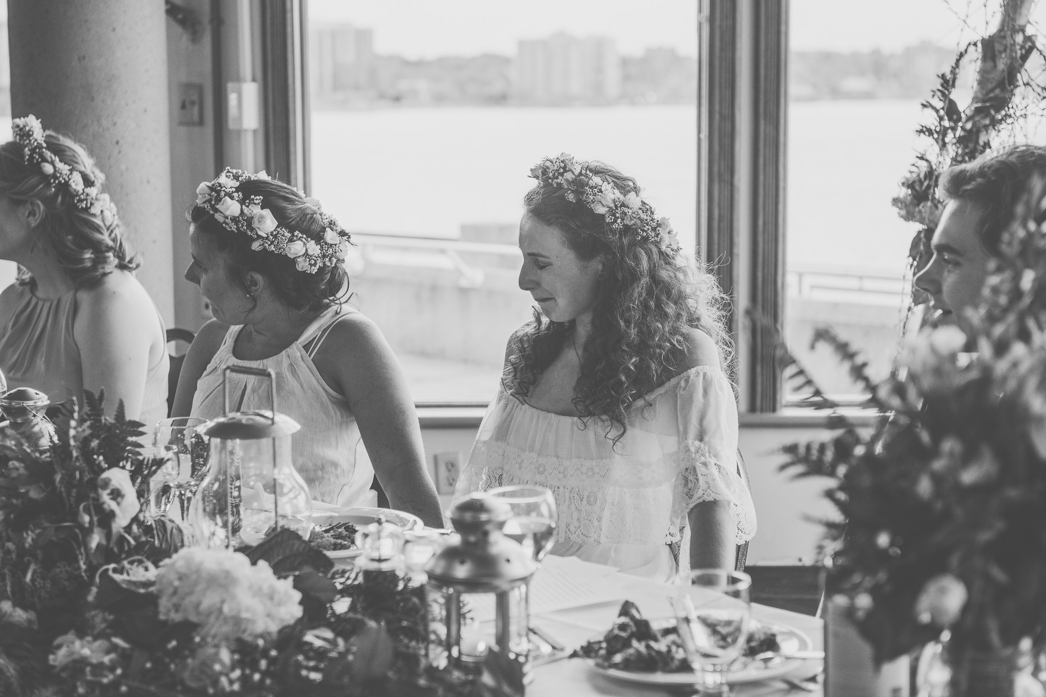 wedding, barrie wedding, barrie photographer, toronto photographer, barrie wedding photographer, toronto wedding photographer, jeannette breward photography, church, church wedding, waterfront, waterfront wedding, spring wedding, ontario wedding, couple, floral crown, religious ceremony, boho bride, boho wedding, bohemian wedding, floral crown, emotional, emotions, emotional wedding, black and white, ceremony, bridesmaids, wedding party, woods, forest, woods wedding, forest wedding, southshore centre, southshore community centre, barrie southshore community centre, barrie southshore centre, reception, party, dance, decor, details, flowers, floral