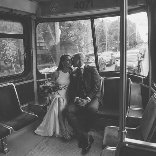 Unique Toronto Streetcar Wedding | Jess + Steve